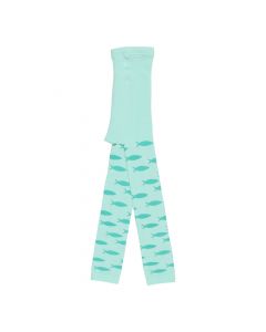 Funky Legs - Fish Footless Tights - Mint