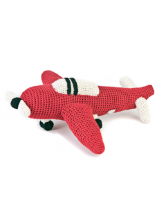anne-claire petit - Handmade Crochet Airplane 