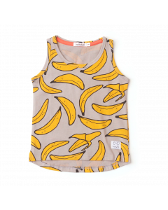 indikidual organic banana vest top | grey