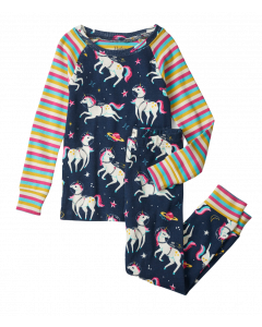  Hatley Organic Pyjamas | SPACEC UNICORNS | SKiN&BLiSS