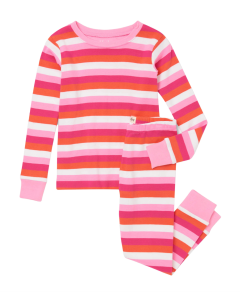  Hatley Organic Pyjamas | Cotton Candy Stripes | SKiN&BLiSS