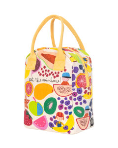 FLUF Eat the Rainbow Lunch Bag with Zipper