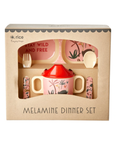 Rice Melamine Cup | Dino