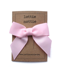 Girls Classic Bow Hair Clips by Lottie Nottie | Pink | SKiN&BLiSS