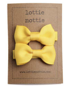Lottie Nottie | Small Bows Hair Clips | Navy | SKiN&BLiSS
