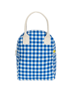Fluf Eco Friendly Lunch Bag | Blue Gingham