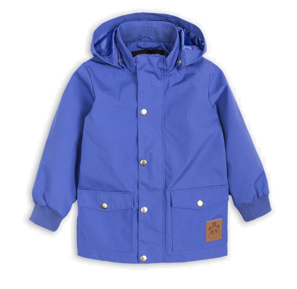 mini rodini kids rainwear blue jacket